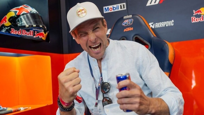 Snowboard-Olympiasieger Benji Karl drückte KTM die Daumen.