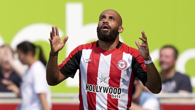 Bryan Mbeumo scored the 1:0 for Brentford. (Bild: PA Wire)