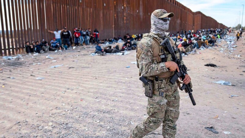 A border patrol officer on the border between Mexico and the USA (Bild: www.viennareport.at)