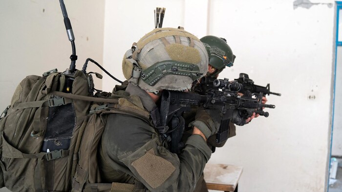 Israelischer Soldat im Gazastreifen