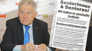 Josef Pühringer ist über die Aktion, die nicht das erste „Bashing“ gegen „seine“ Senioren ist, ...