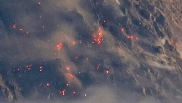 An earlier eruption of the Shiveluch volcano in eastern Russia (archive image) (Bild: glomex)