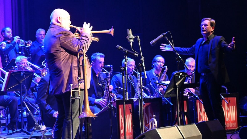 Wunderbares Zusammenspiel mit der Big Band Weiz (Bild: Daniil Bobrov)