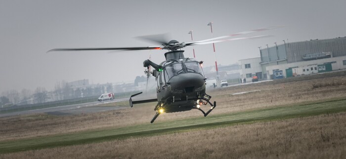 Der Mehrzweckhubschrauber AW-169 Lion des Österreichischen Bundesheeres.