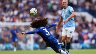 Erling Haaland (re.) hatte mit Marc Cucurella noch eine Rechnung offen.
