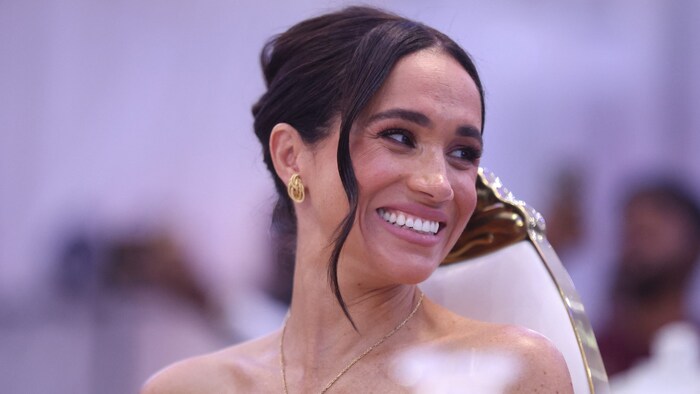 Meghan und ihr Ehemann Prinz Harry (39) waren auf Einladung von Vizepräsidentin Francia Márquez ...