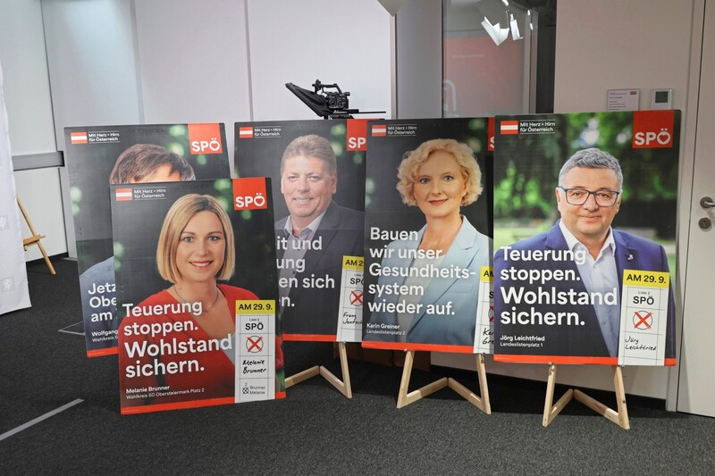 The SPÖ is placing a clear focus on regional issues in the election campaign. (Bild: Jauschowetz Christian)