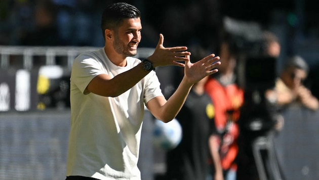 Dortmund coach Nuri Sahin (Bild: AFP/INA FASSBENDER)