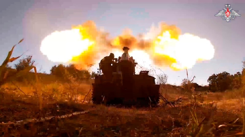 Russian soldiers fighting back in the Kursk region (Bild: APA/Russian Defense Ministry Press Service)