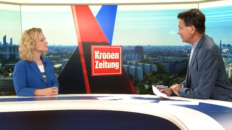 Eva Holzleitner und Gerhard Koller  (Bild: krone.tv)