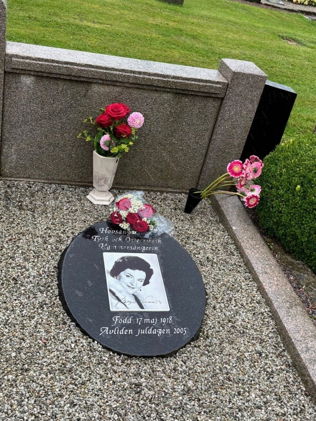 Am Friedhof von Västra Karup fand Birgit Nilsson ihre letzte Ruhe (Bild: Stefan Musil)