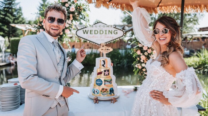 Ende Juli feierten Thommy und Amélie mit 100 Gästen ein zweites Mal Hochzeit. 
