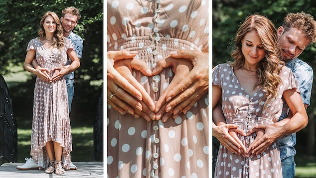 A baby now completes the happiness of the magicians from Lower Austria! (Bild: Krone KREATIV/Matthias Rauch)