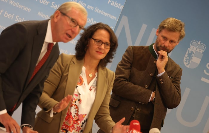 Haslauer, Gutschi und Mayr-Melnhof einigten sich zur Au.