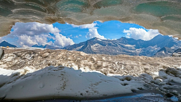 Salzburgs Gletscher, wie das Stubacher Sonnblickkees, verlieren Jahr für Jahr an Masse und Länge. (Bild: Roland Hölzl)