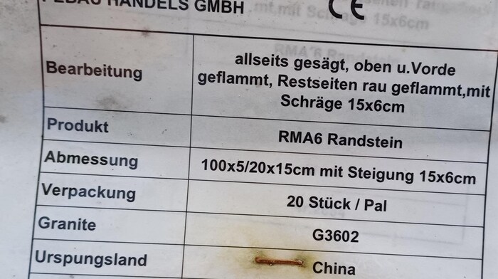 Die Aufschrift belegt es. . .