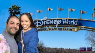 Jeffrey Piccolo und seine Frau Kanokporn Tangsuan, die im Disneyworld- Park an den Folgen eines ...