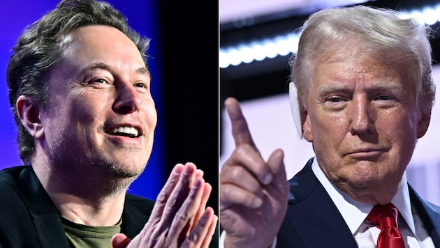 Musk and Trump are very close politically. (Bild: AFP)