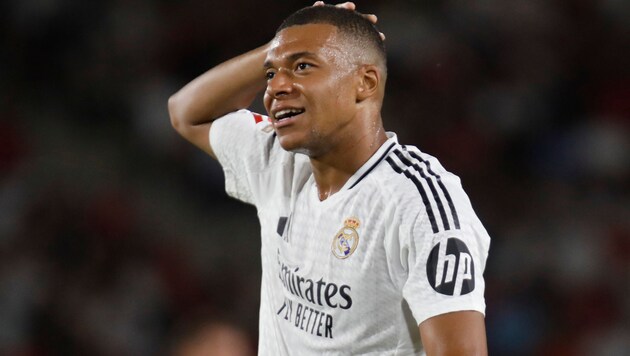 Kylian Mbappe geht inzwischen für Real Madrid auf Torejagd. (Bild: Copyright 2024 The Associated Press. All rights reserved)