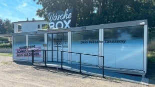 Die Wäschebox in Pörtschach befindet sich am Kochwirtplatz neben dem Hotel „Das JO“. (Bild: Tratnik Marcel/Marcel Tratnik)