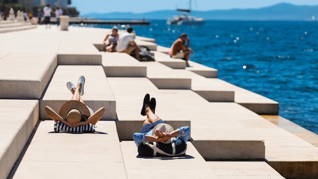 Sea organ - a work of sound art that creates music through waves. (Bild: FILIP BRALA)