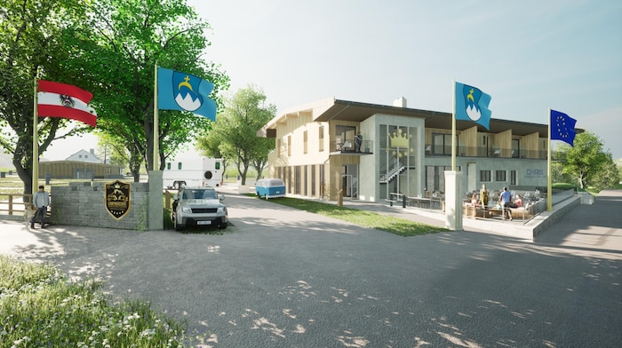 So wird das neue Hauptgebäude aussehen.