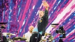 Ab Mittwochabend treten die Stars von Coldplay rund um Frontmann Chris Martin viermal im Wiener Ernst-Happel-Stadion auf. (Bild: Ben Houdijk - No reproduction without permission -)