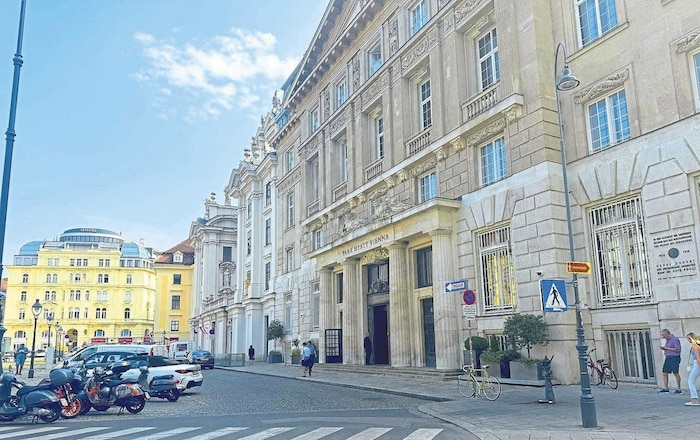 Golden cage in the Goldenes Quartier: Coldplay stayed in Vienna's city center.