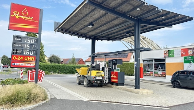 Thousands of euros in counterfeit money have been seized in a car at a petrol station. (Bild: Schulter Christian)