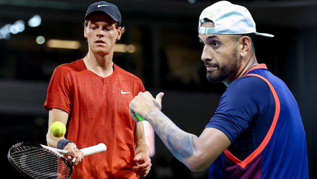 Nick Kyrgios cannot understand the acquittal of Jannik Sinner. (Bild: GEPA)