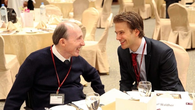 Frank Williams with his personal advisor Michael (Bild: zVg)