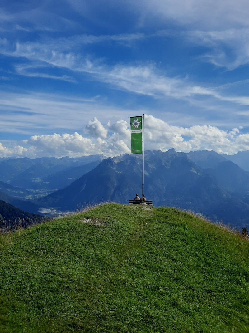 Viewpoint plateau near the Fraßenhütte. (Bild: Bergauer Rubina)