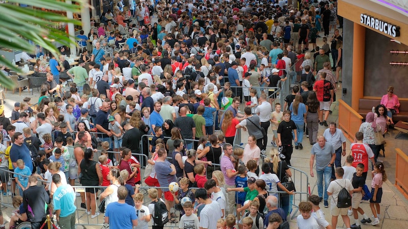 Just like last year, there will be long queues for Alaba on September 7. (Bild: Horst Einöder)