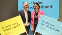 LR Mario Gerber und WK-Präsidentin Barbara Thaler sind nicht immer einer Meinung, derzeit kracht es beim Thema Tourismusabgabe. (Bild: Birbaumer Christof)