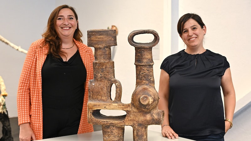 The curators Genoveva Rückert and Veronika Schreck (Bild: Spitzbart Wolfgang/Wolfgang Spitzbart)