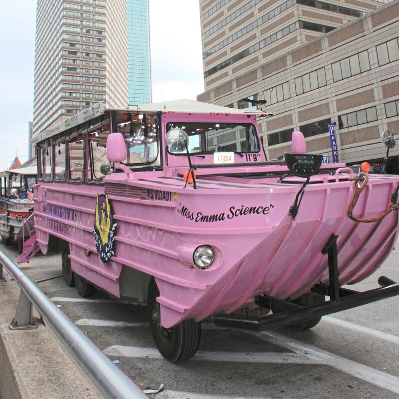 „Duck Tours“- Stadtrundfahrt im Amphibienfahrzeug (Bild: Eva Lehner)