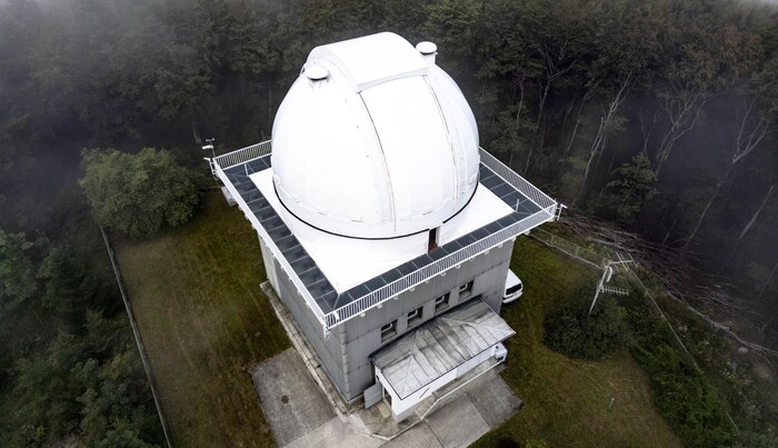 The observatory on the Schöpfl.