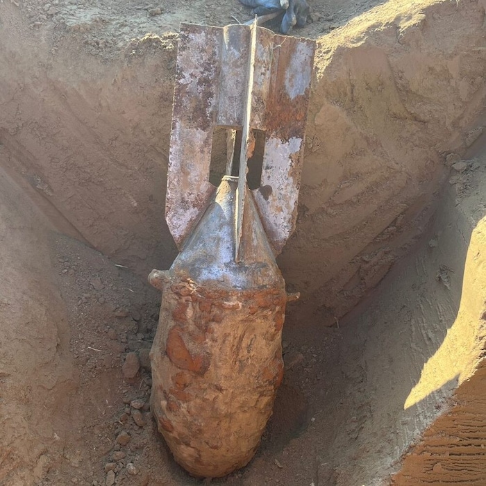 23 Fliegerbomben wurden freigelegt.