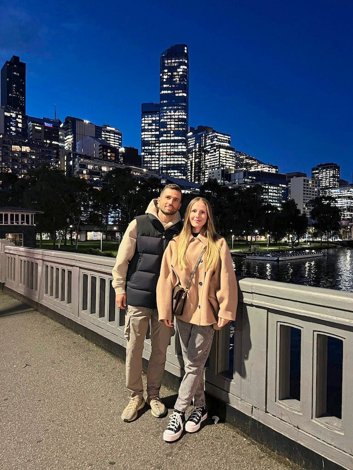 Exploring the Yarra River with friend Lea
