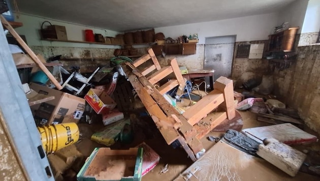 The destruction faced by homeowners after the floods in June is devastating. (Bild: Schulter Christian)