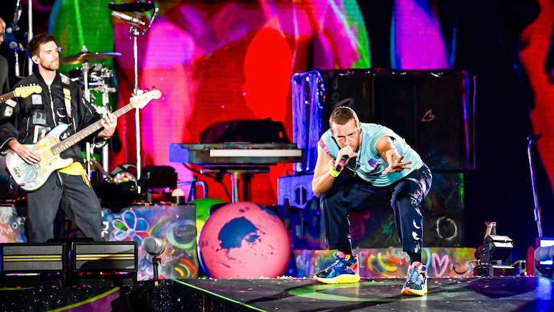 Am Mittwoch ging das erste Coldplay-Konzert in Wien über die Bühne. (Bild: Andreas Graf)