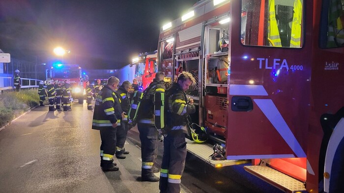 Die Feuerwehren Kindberg-Dörfl und Kindberg-Stadt standen im Einsatz.