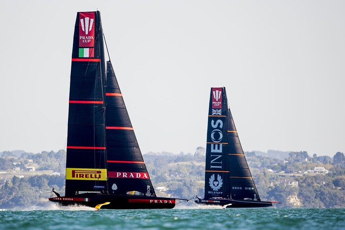 Sechs Mega-Boote kämpfen um den America‘s Cup.