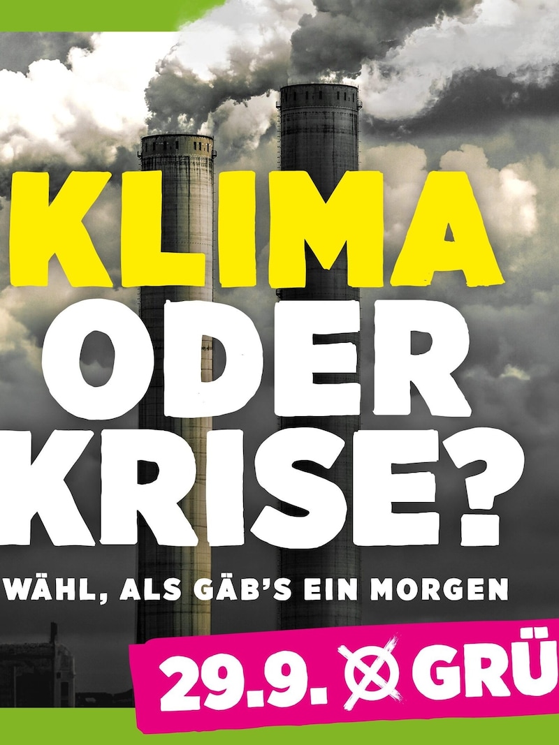 Klima- und Umweltschutz ist das As der Ökos (Bild: Grüne)