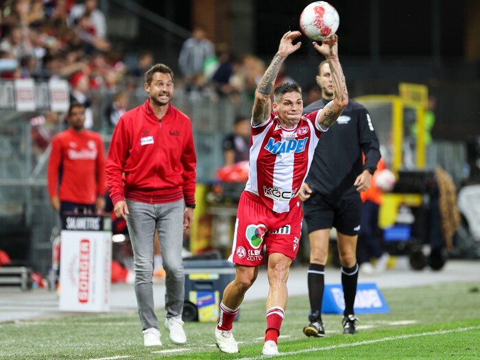 Dominik Frieser (re.) kickte wie auch Trainer Gernot Messner (li.) für den WAC.