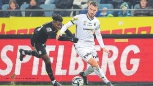 Seedy Jatta sorgte im letzten Duell mit seinem Goldtor für den 1:0-Heimsieg gegen Altach. (Bild: GEPA/GEPA pictures)