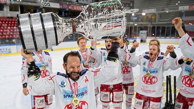 Ice hockey championship titles preferably end up in Klagenfurt. (Bild: Pessentheiner/f. pessentheiner)