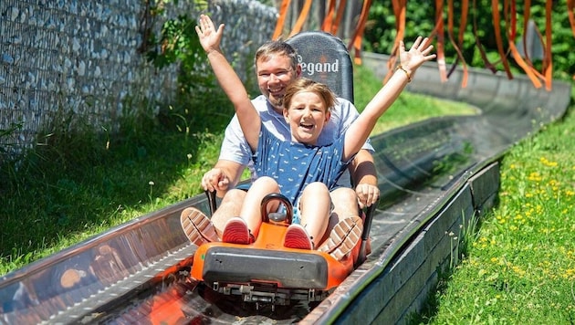 In Relation gibt es wenig Unfälle auf Sommerrodelbahnen. (Bild: Sommerrodelbahn Koglhof/Rene Strasser)