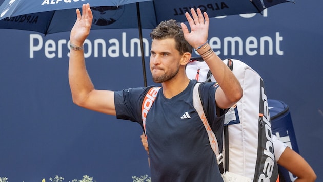 Dominic Thiem will face US youngster Ben Shelton. (Bild: APA Pool/APA/EXPA/JOHANN GRODER)