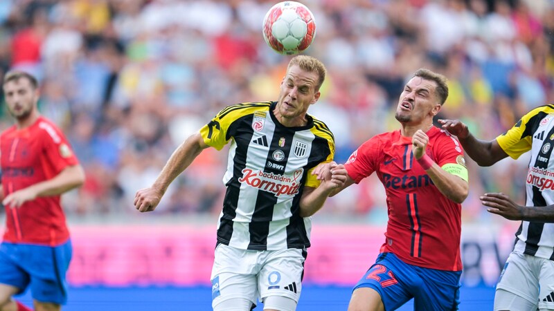 LASK struggled against Bucharest. (Bild: GEPA/GEPA pictures)